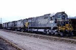 British Columbia Railway power in yard including two ex EL C425's.